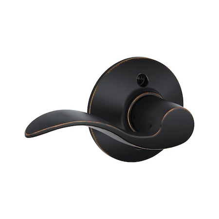 Schlage Schlage Accent Traditional Aged Bronze Dummy Lever Left Handed F170ACCLH716